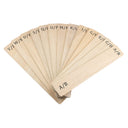 Sperrholz Teiler für Platten (13 Stk.) (A-Z)