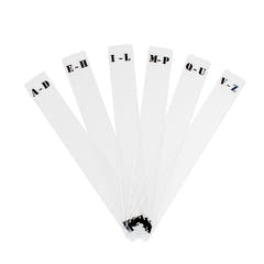 Acrylteiler für Vinylplatten (6 Stk.) (A-Z)