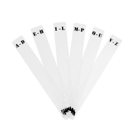 Acrylteiler für Vinylplatten (6 Stk.) (A-Z)