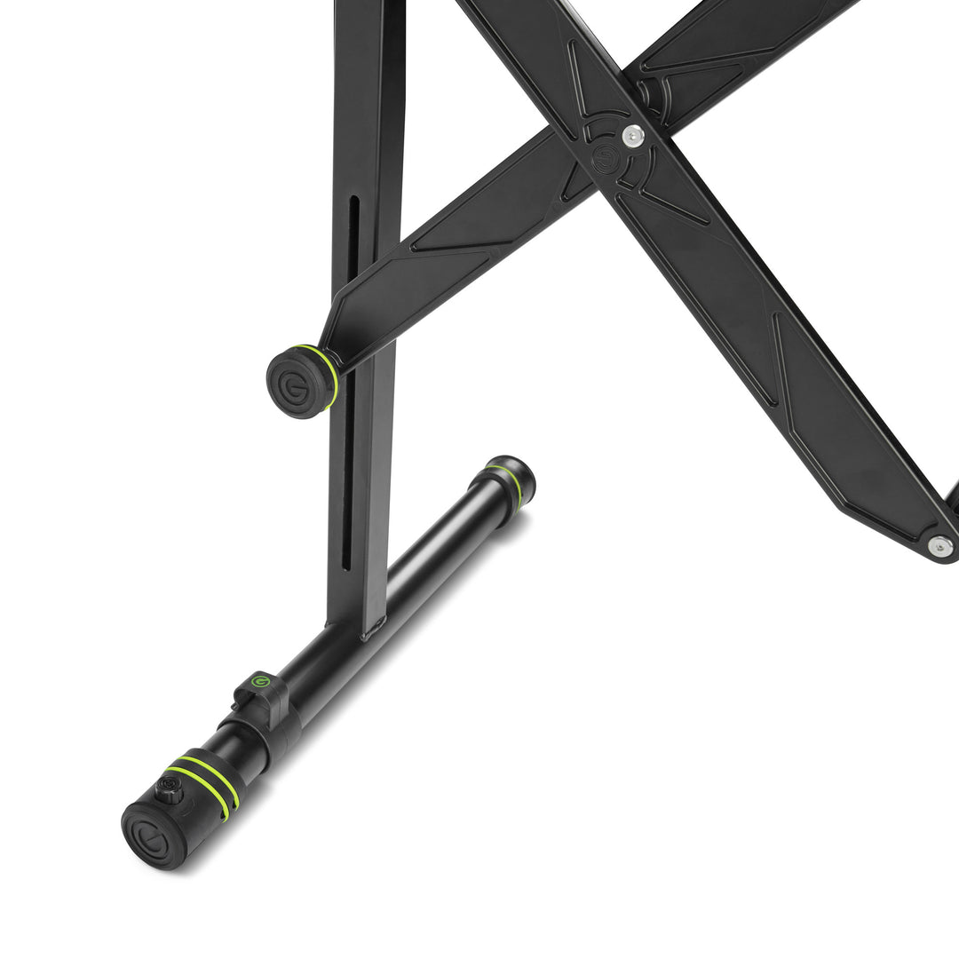 Gravity KS AKS 01 B - Zusammenklappbarer Keyboardständer mit Scherenmechanismus