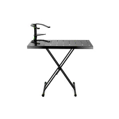 Gravity KSX 2 RD SET 2 - Doppel-X-förmiges Keyboardstativ und Stütztisch, Set 2