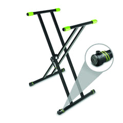 Gravity KSX 2 RD - Rapid Desk-Set mit Doppel-X-Keyboardständer