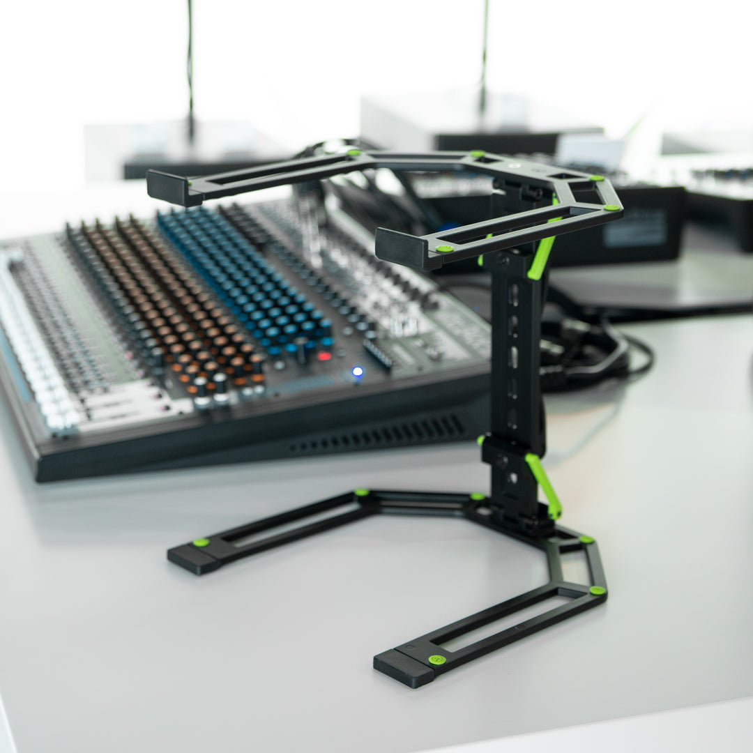 Gravity LTS 01 B SÆT 1 – Verstellbarer Ständer für Laptops und Controller inklusive Neoprenschutztasche
