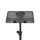 Gravity LTS T 02 B - Universelt laptopstativ med justerbare holdepinde og stålbase, sort