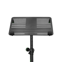 Gravity LTS T 02 B - Universeller Laptopständer mit verstellbaren Haltestiften und Stahlbasis, schwarz