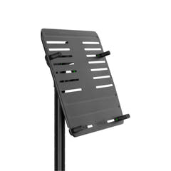 Gravity LTS T 02 B - Universeller Laptopständer mit verstellbaren Haltestiften und Stahlbasis, schwarz