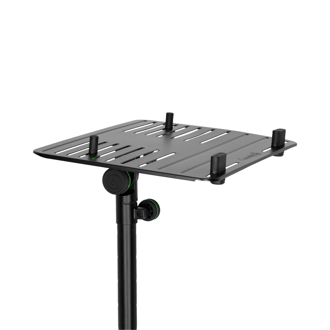 Gravity LTS T 02 B - Universeller Laptopständer mit verstellbaren Haltestiften und Stahlbasis, schwarz
