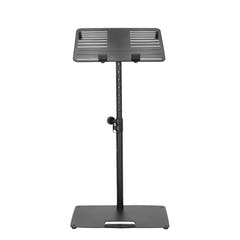 Gravity LTS T 02 B - Universeller Laptopständer mit verstellbaren Haltestiften und Stahlbasis, schwarz