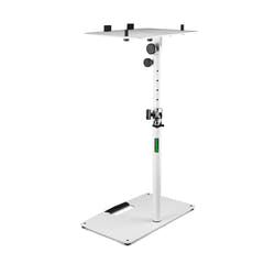 Gravity LTS T 02 W - Universeller Laptopständer mit verstellbaren Haltestäben und Stahlbasis