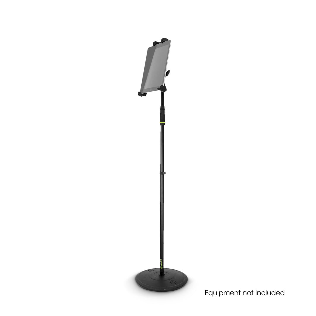 Gravity MA T TH 02 SÆT 1 - Tablet-Halter für Traveler und Mikrofonständer mit rundem Fuß