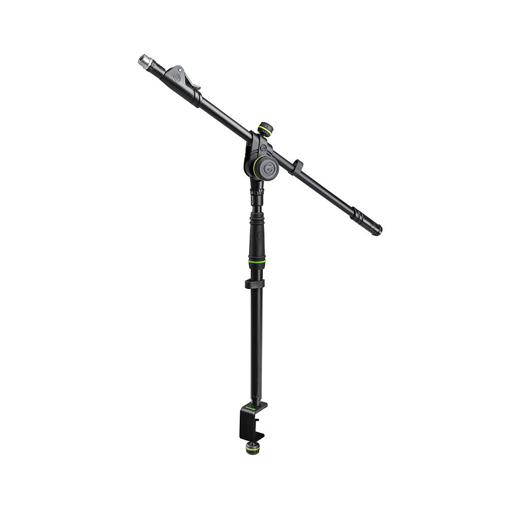 Gravity MS 0200 SET 1 – Mikrofonständer zur Tischmontage inkl. Tischklemme und Galgenstange