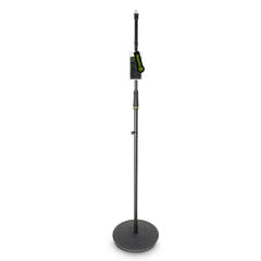 Gravity MS 23 – Mikrofonständer mit rundem Fuß, schwarz