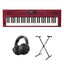 Roland GO:KEYS 3 Starter Pack (Dark Red)