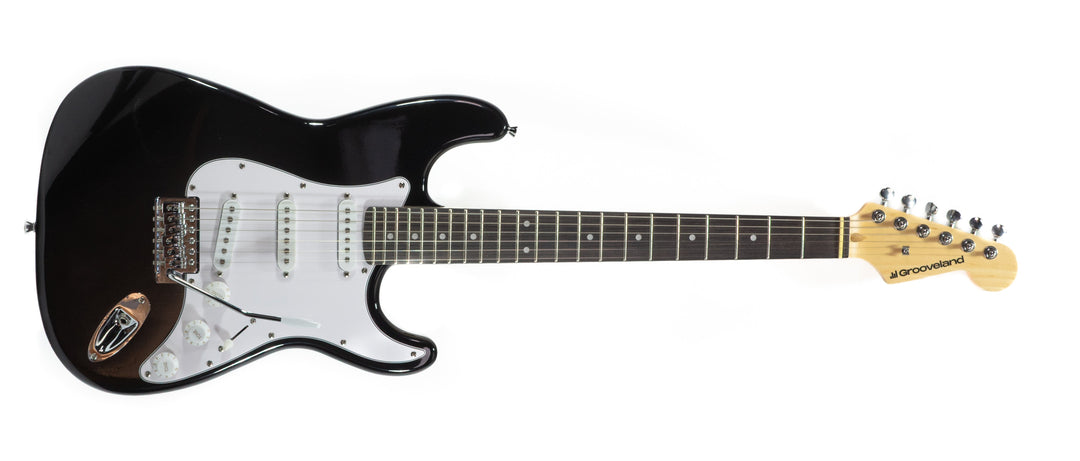 Grooveland ST E-Gitarre (Schwarz)