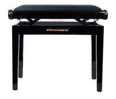 Grooveland KB200 Klavierbank (Schwarz Hochglanz)