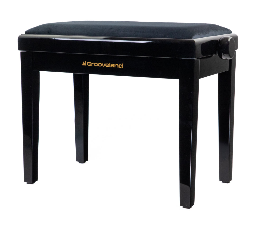 Grooveland KB200 Klavierbank (Schwarz Hochglanz)