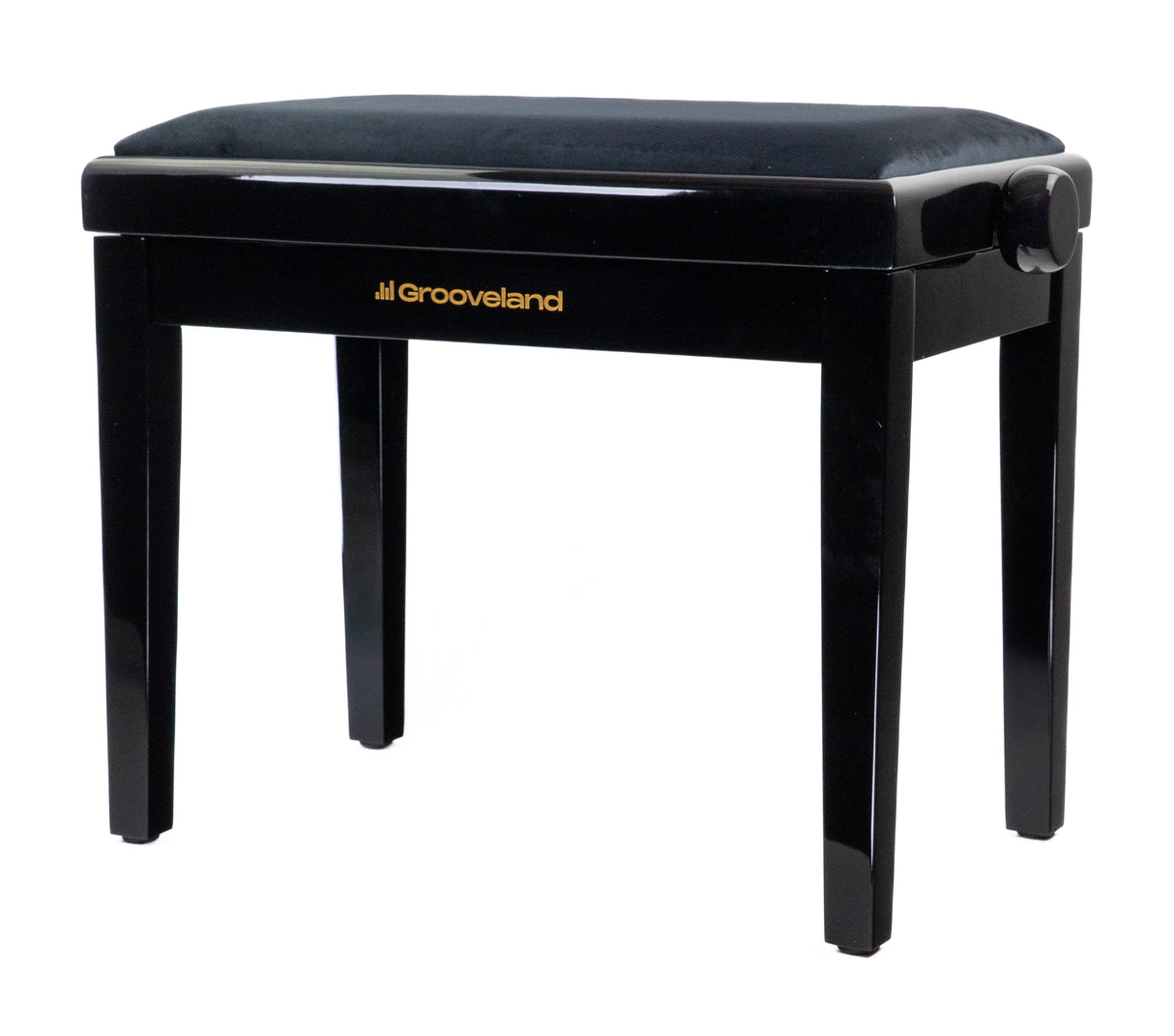 Grooveland KB200 Klavierbank (Schwarz Hochglanz)