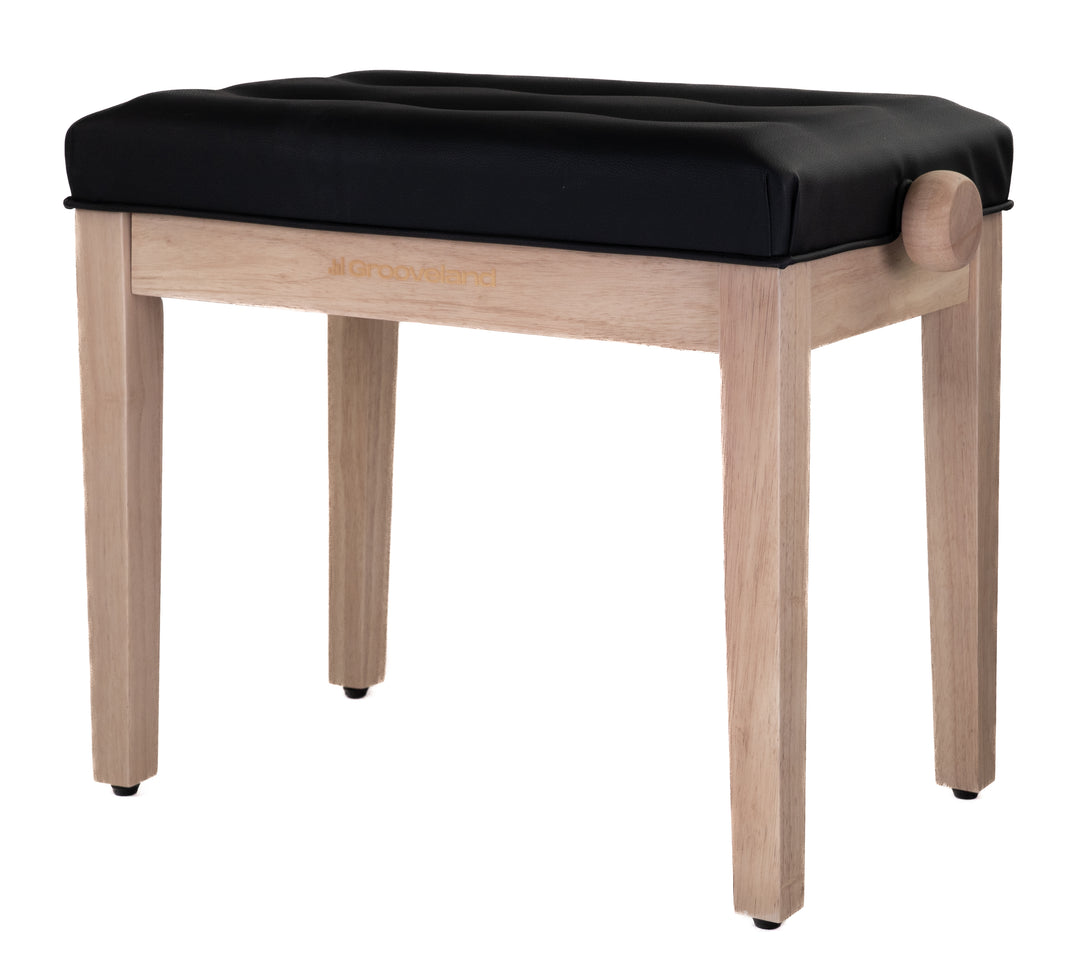 Grooveland KB300 Klavierbank (Natur/schwarz)