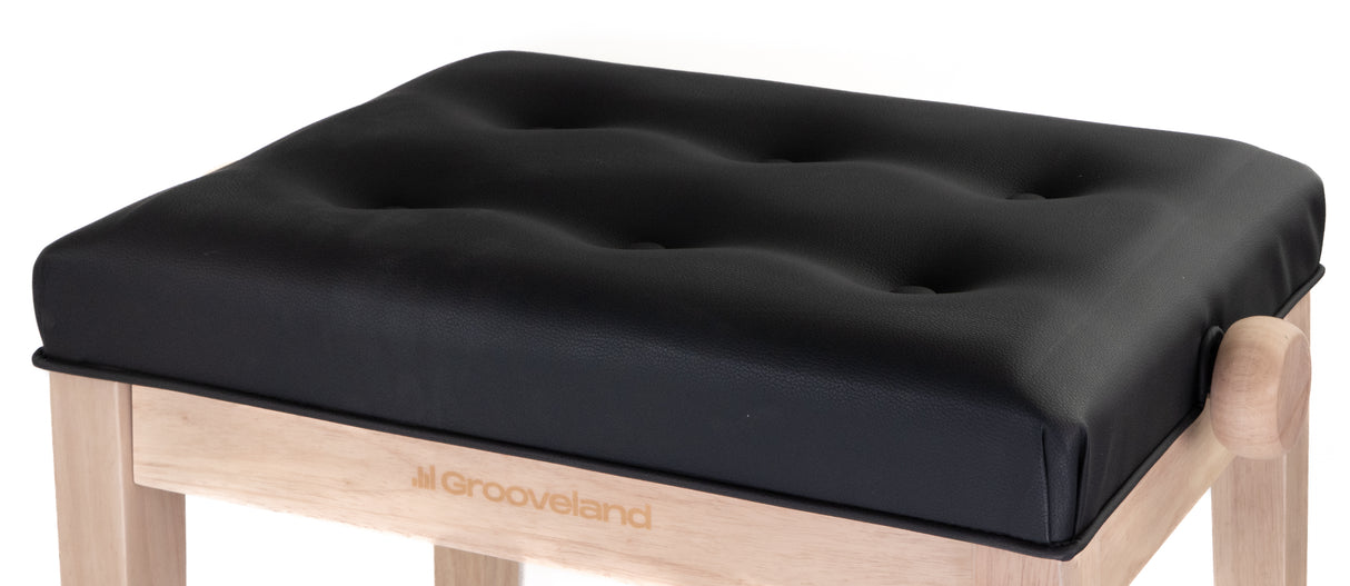 Grooveland KB300 Klavierbank (Natur/Schwarz)