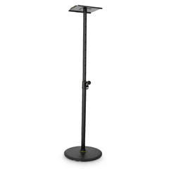 Gravity SP 3202 LR B – Ständer für Studiomonitorlautsprecher mit großer runder Basis