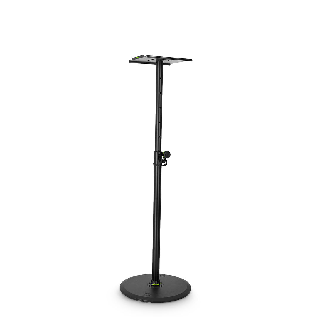 Gravity SP 3202 LR B – Ständer für Studiomonitorlautsprecher mit großer runder Basis
