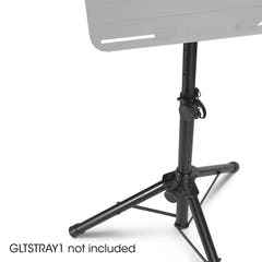 Gravity SP 5111 B – Kurzer Lautsprecherständer 35 mm, Aluminium, schwarz