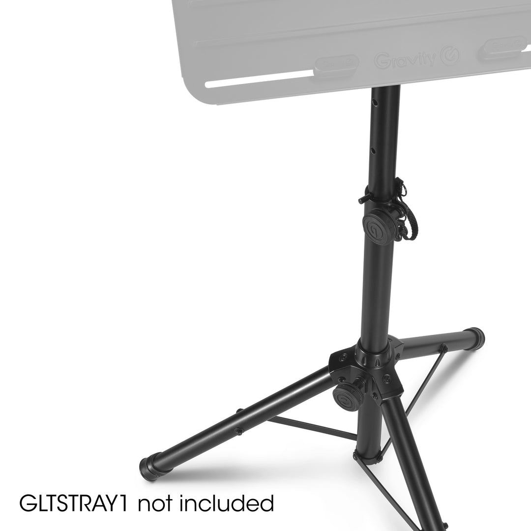 Gravity SP 5111 B – Kurzer Lautsprecherständer 35 mm, Aluminium, schwarz