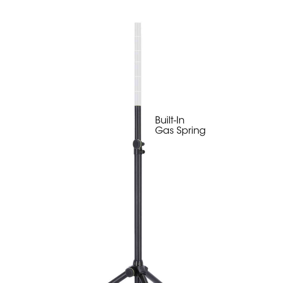 Gravity SP 5211 GS B – Lautsprecherständer mit Gasfeder 35 mm, Aluminium, schwarz
