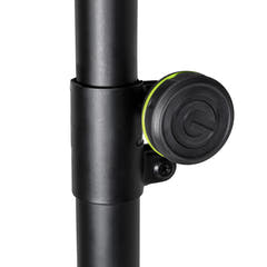 Gravity SP 5211 GS B – Lautsprecherständer mit Gasfeder 35 mm, Aluminium, schwarz
