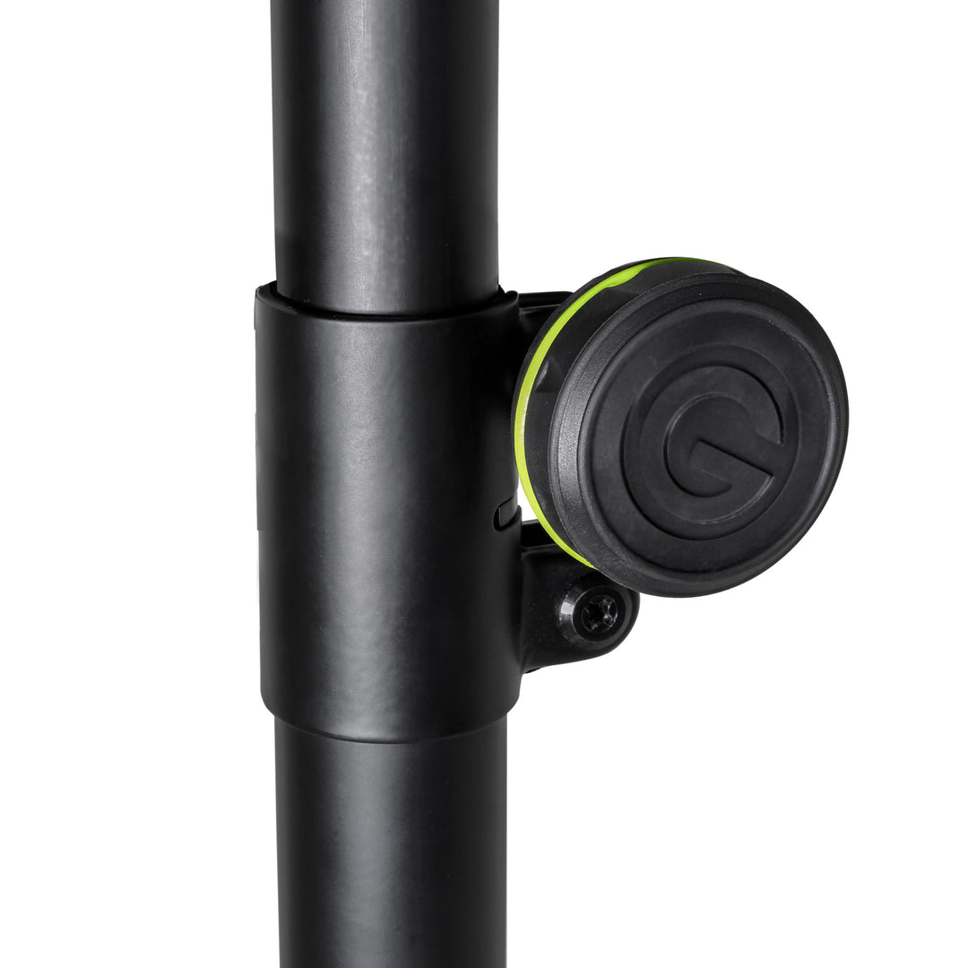 Gravity SP 5211 GS B – Lautsprecherständer mit Gasfeder 35 mm, Aluminium, schwarz