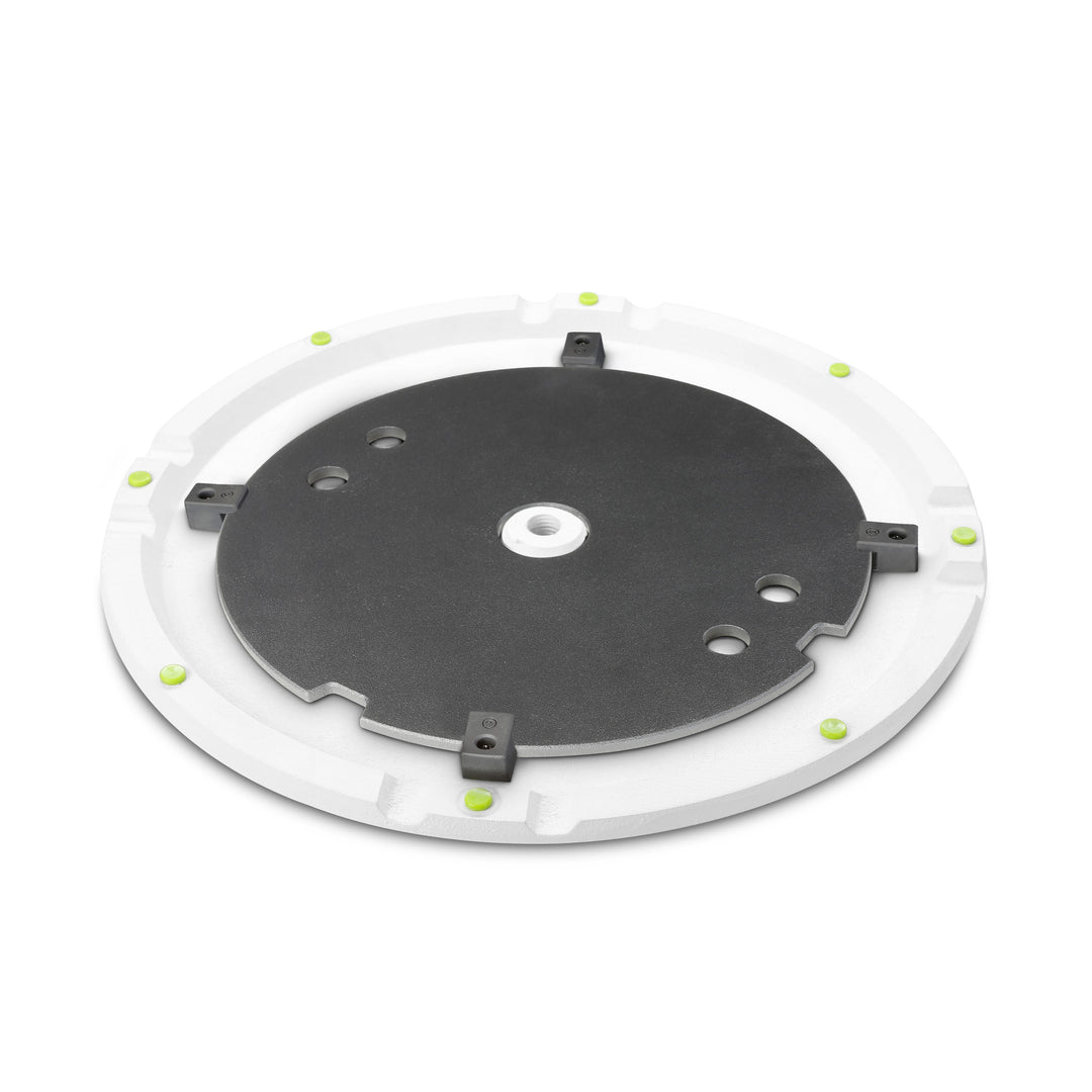 Gravity SSP WB SET 1 W - Lautsprecherstativ mit Sockel und Gusseisen-Gewichtsplatte, weiß