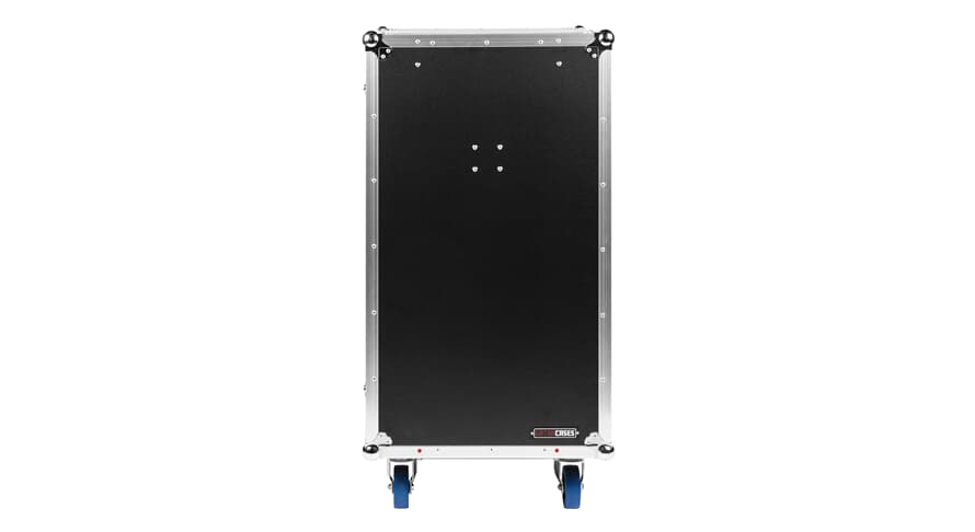 Gator GTOUR-WORKST7 flightcase mit 7 Schubladen und Arbeitstisch