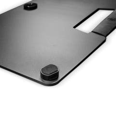 Gravity WBH 431 B - Rechteckige Stahlgrundplatte mit M20-Gewinde