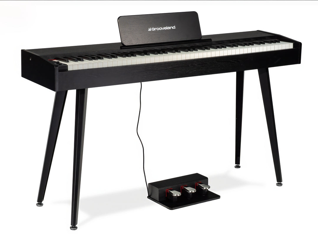 Grooveland DDP-140 E-Piano (Schwarz) Bundle