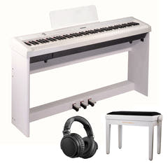 Grooveland P22 Komplettes Klavierpaket (Weiß)