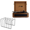 Studio 57 Groovy Turntable with LP Stand (Earth)