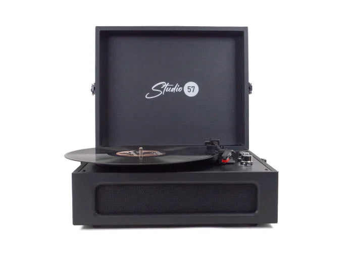 Studio 57 Groovy Plattenspieler (Schwarz)