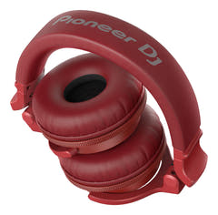 Pioneer DJ HDJ-CUE1BT-R - Bluetooth DJ-Kopfhörer (Rot)