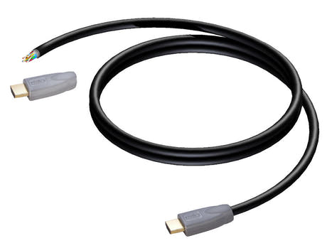 ProCab HDMI kabel, 1 ende u/stik 10 meter