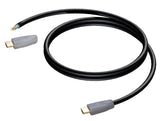 ProCab HDMI kabel, 1 ende u/stik 4 meter
