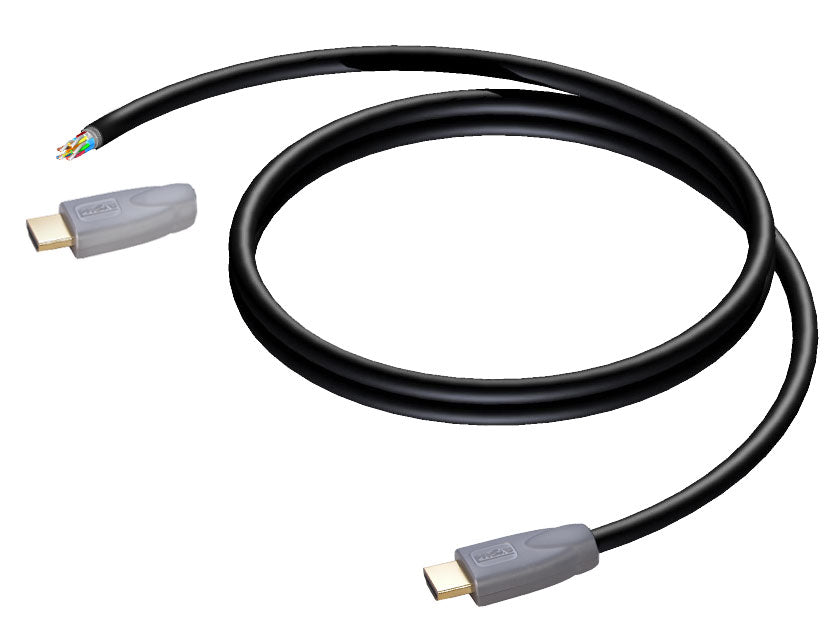 ProCab HDMI Kabel, 1 Ende ohne Stecker 8 meter