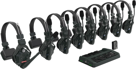 Hollyland Solidcom C1 Full Duplex Drahtloses Gegensprechanlage System mit 8 headsets