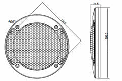 BLAUPUNKT ICx 542  2-Wege Auto-Lautsprecher (13 cm, 5,4")