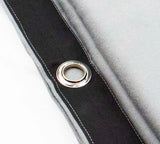 Molton backdrop with grommets - grey