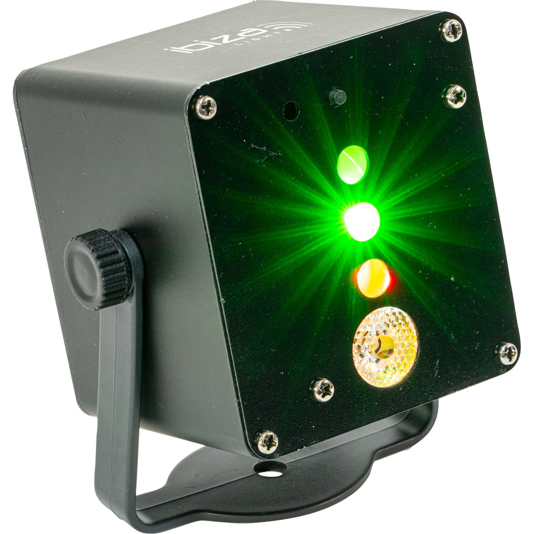 Ibiza Batteriebetriebene Lichteffekt m. Laser
