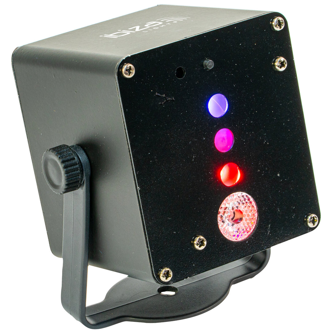 Ibiza Batteriebetriebene Lichteffekt m. Laser