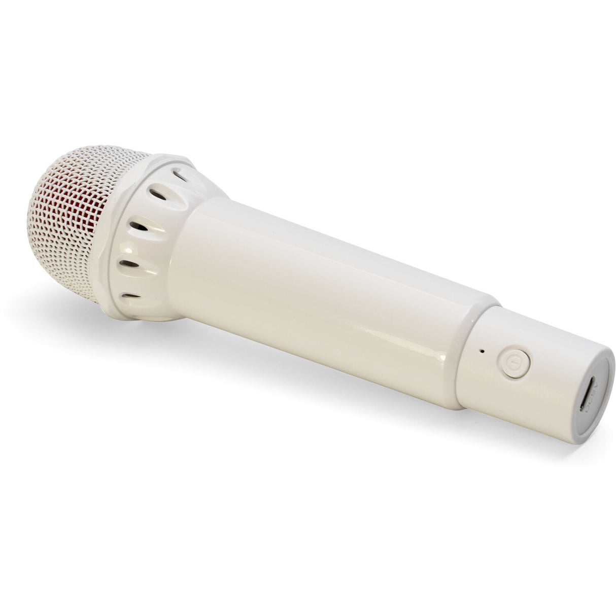 Ibiza Karaoke-System mit Bluetooth und 2 Mikrofonen (Weiß)