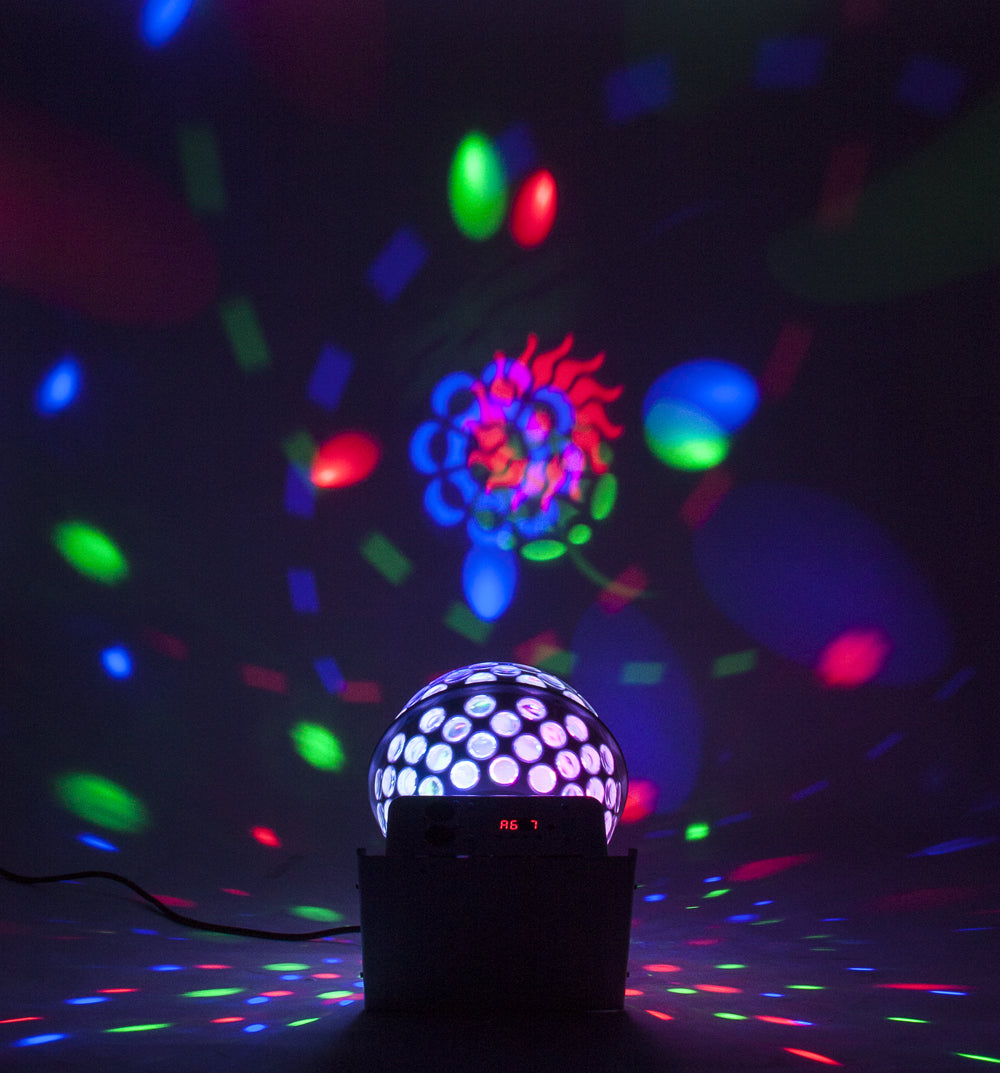 Ibiza LED-Disco-Kugel RGBW