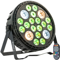 Ibiza XL RGBW+WWCW PAR-Lampe (16x6 + 4x30W)