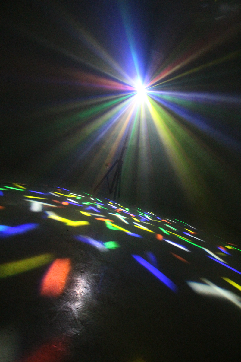 Ibiza 2-in-1 Discolicht weiß LED